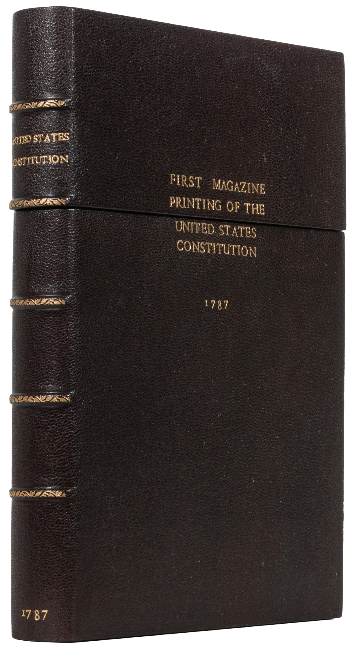[AMERICANA]. [U. S. CONSTITUTION]. The Columbian Magazine, For September, 1787. Philadelphia:: [AMERICANA]. [U. S. CONSTITUTION]. The Columbian Magazine, For September, 1787. Philadelphia: Seddon, Spotswood, Cist, and Trenchard, 1787. 8vo. With meteorological table and one (of two) plates (lack