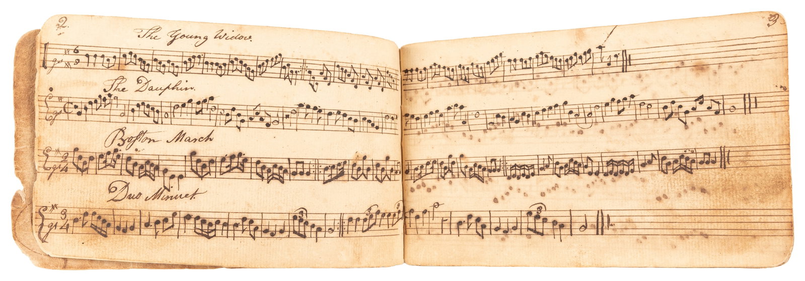 [AMERICAN MANUSCRIPT MUSIC]. TRACY, F[anning] (1773-1857). Manuscript Music Book. [New Haven, CT:] (1 of 4)