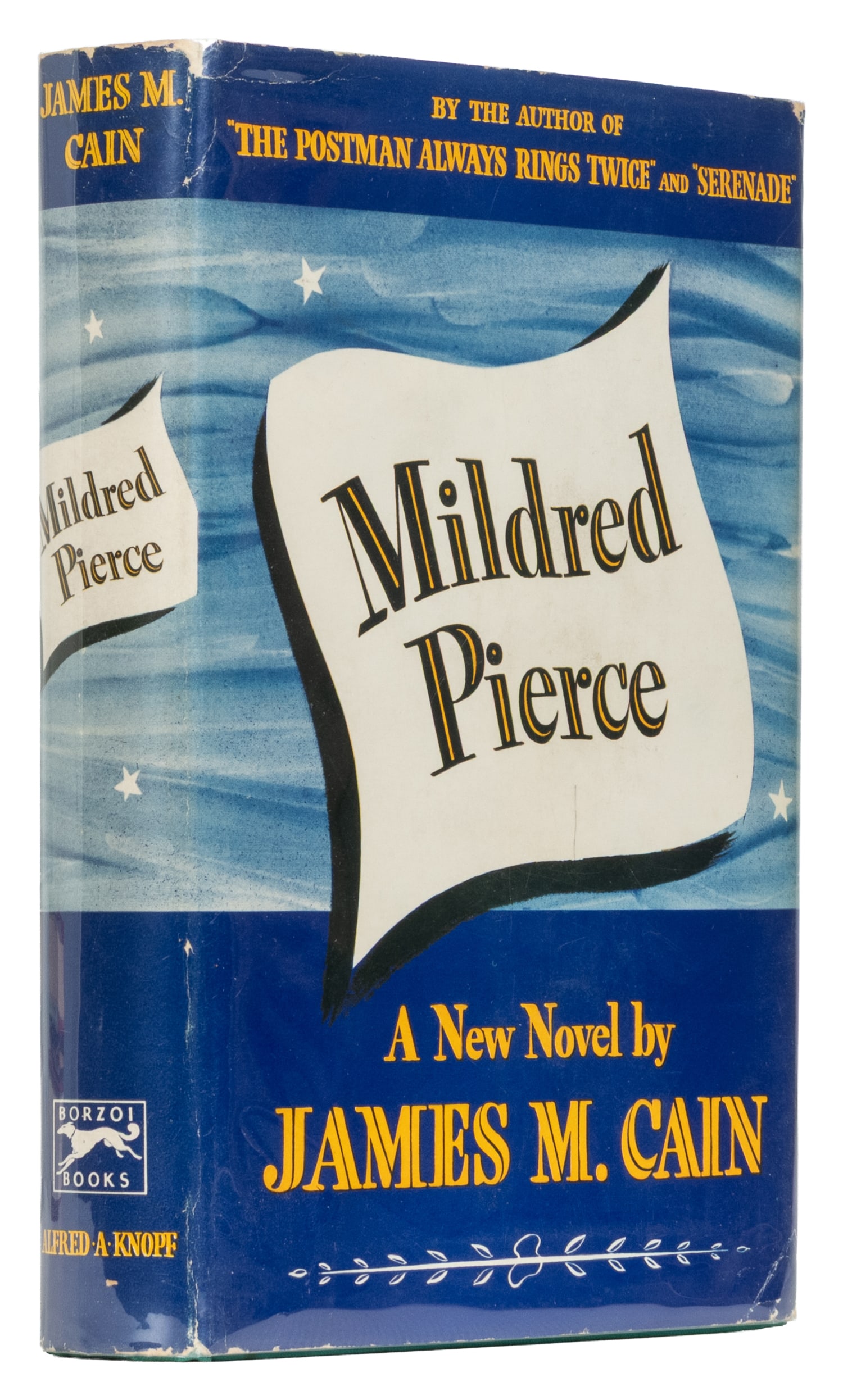 CAIN, James M. (1892-1977). Mildred Pierce. New York: Alfred A. Knopf, 1941. (1 of 2)