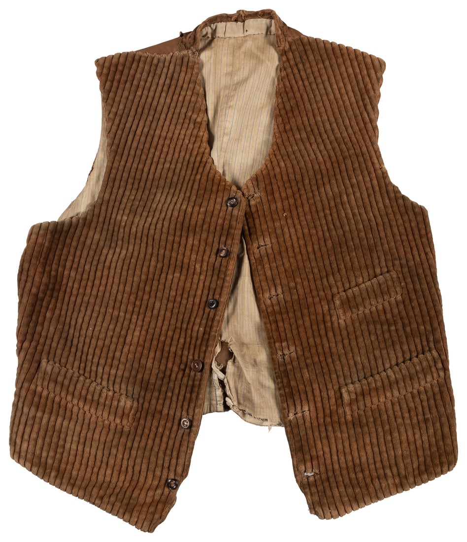 [SHERLOCK HOLMES]. PAGET, Sidney (1860-1908). Sidney Paget's Personal Waistcoat, which was used by (1 of 3)