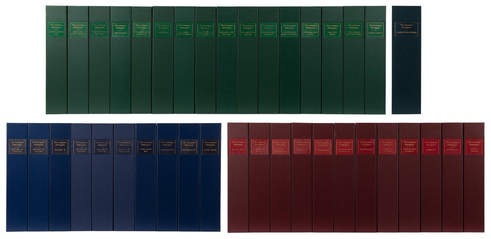 [FINE PRESS BOOKS]. SHAKESPEARE, William (1564-1616). The Complete Letterpress Shakespeare. London: (1 of 11)