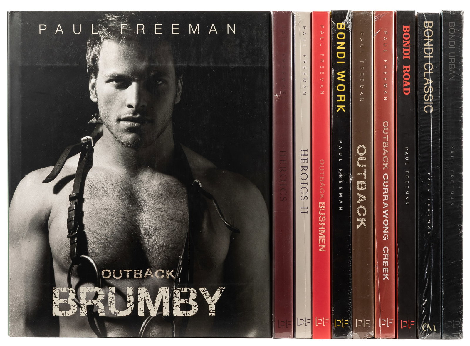 [GAY INTEREST]. [FREEMAN, Paul, photographer]. Group of Ten First Editions of Photography Books. (1 of 3)