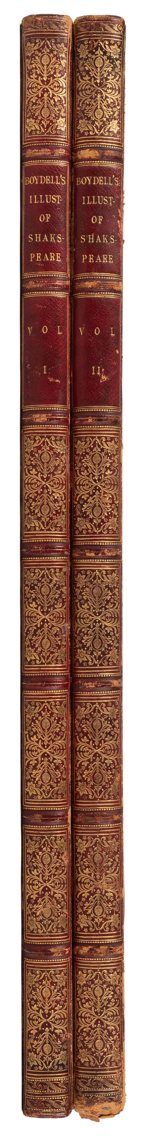 [ILLUSTRATED BOOKS]. [BOYDELL, John and Josiah, fl. 1760-1804, publishers]. [SHAKESPEARE, William: [ILLUSTRATED BOOKS]. [BOYDELL, John and Josiah, fl. 1760-1804, publishers]. [SHAKESPEARE, William (1564-1616), subject]. A Collection of Prints from pictures painted for the purpose of illustrating th