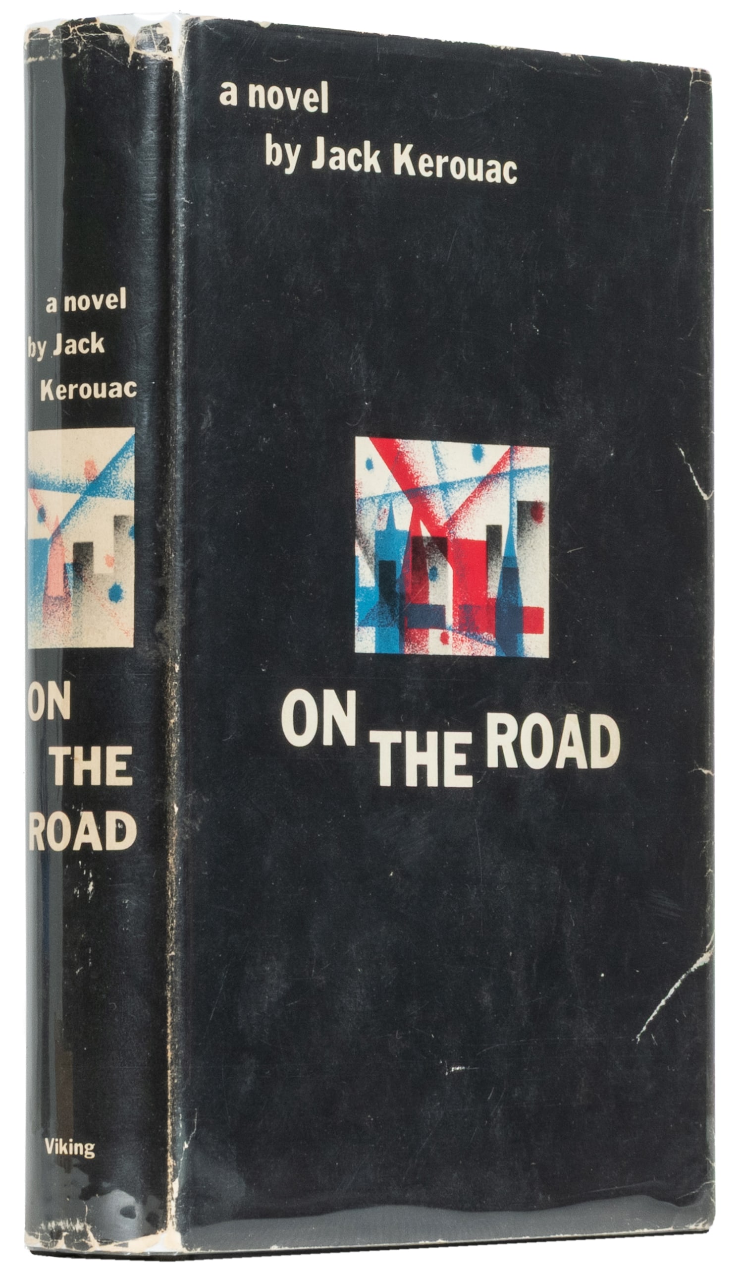 KEROUAC, Jack (1922-1969). On the Road. New York: The Viking Press, 1957.: KEROUAC, Jack (1922-1969). On the Road. New York: The Viking Press, 1957. 8vo. [iv], [1]-310, [2, blank] pp. Publisher's full black cloth, front board and spine lettered in white, publisher's unclippe