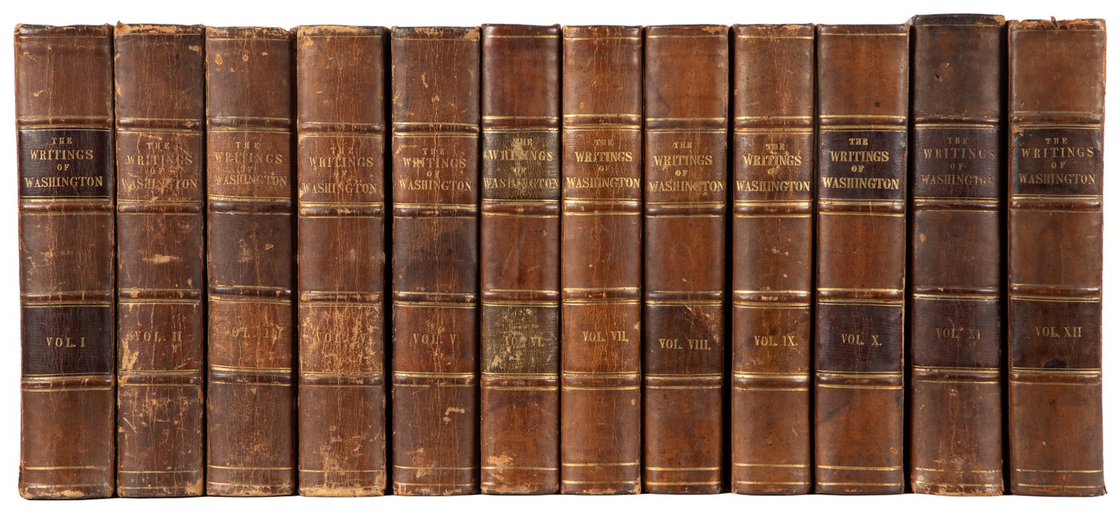 [SETS]. WASHINGTON, George (1732-1799). The Writings of George Washington... With a Life of the: [SETS]. WASHINGTON, George (1732-1799). The Writings of George Washington... With a Life of the Author by Jared Sparks. Boston: American Stationer's Company; Russell, Ordione and Metcalf; Ferdinand An