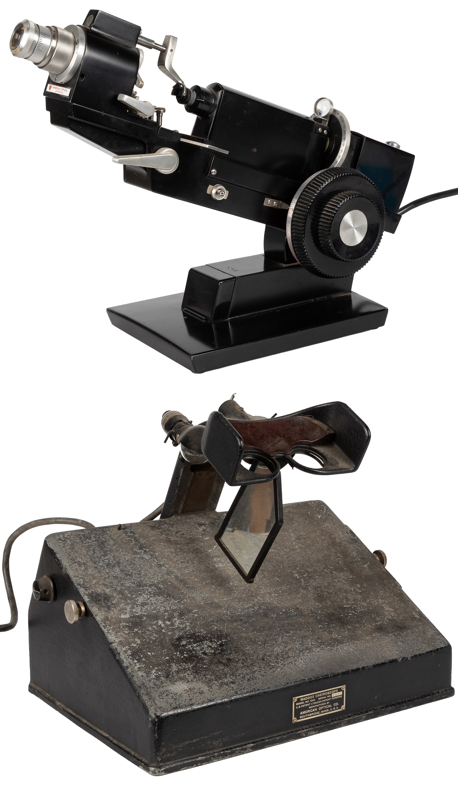 [OPTICAL INSTRUMENTS]. Pair of Electric Optical Instruments. [V.p., ca. 20th century]. (1 of 3)
