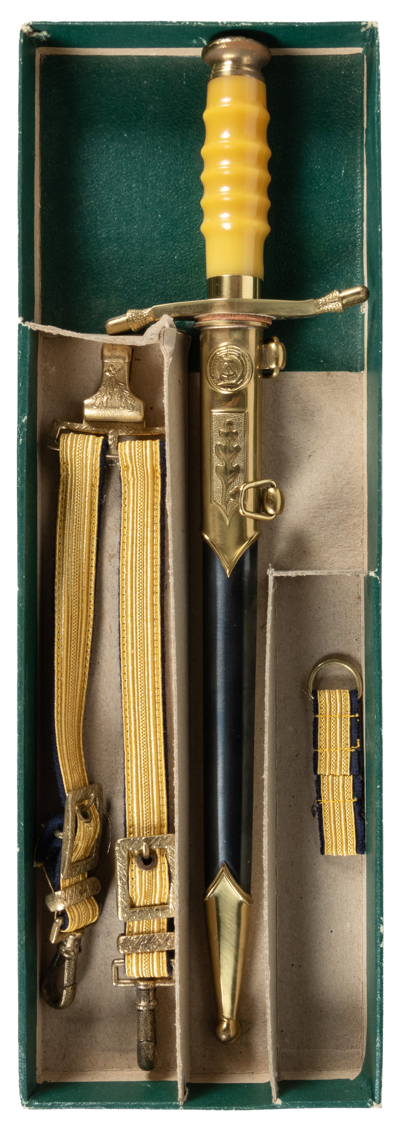 East German (DDR) Naval dagger ensemble in box. (1 of 3)