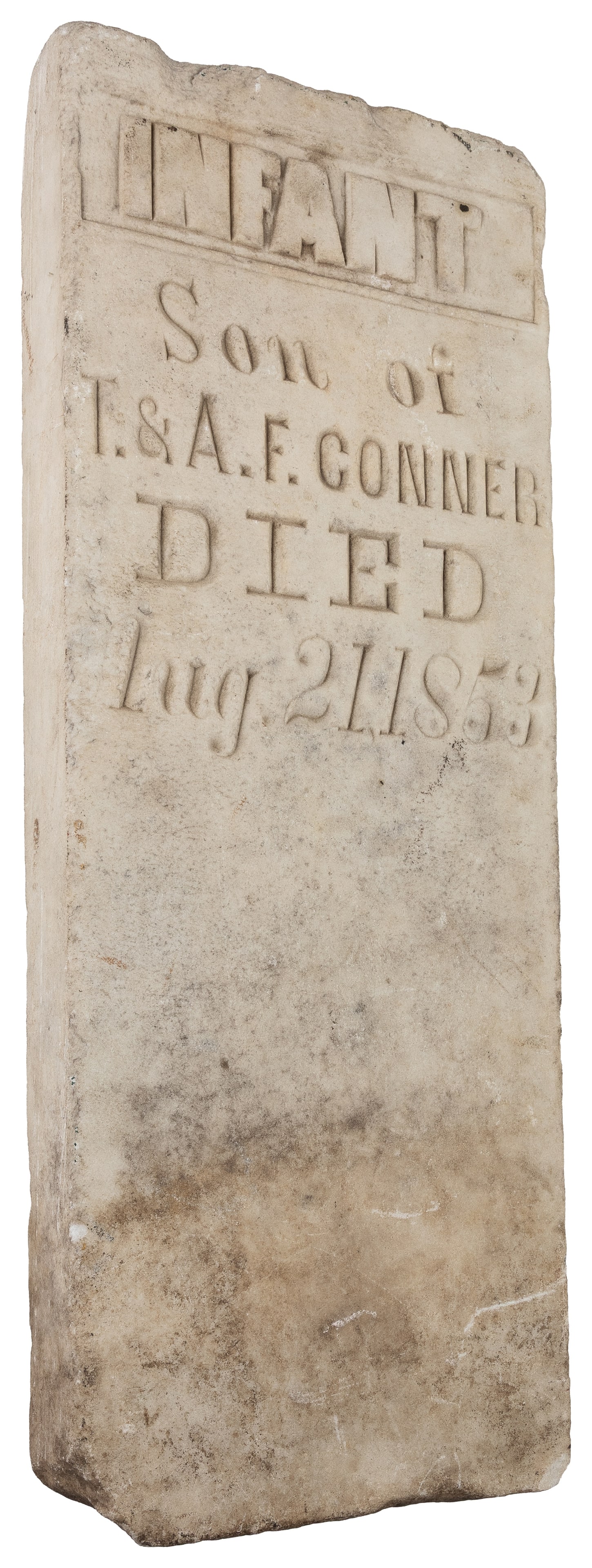 Infant Headstone. 1853. - 2