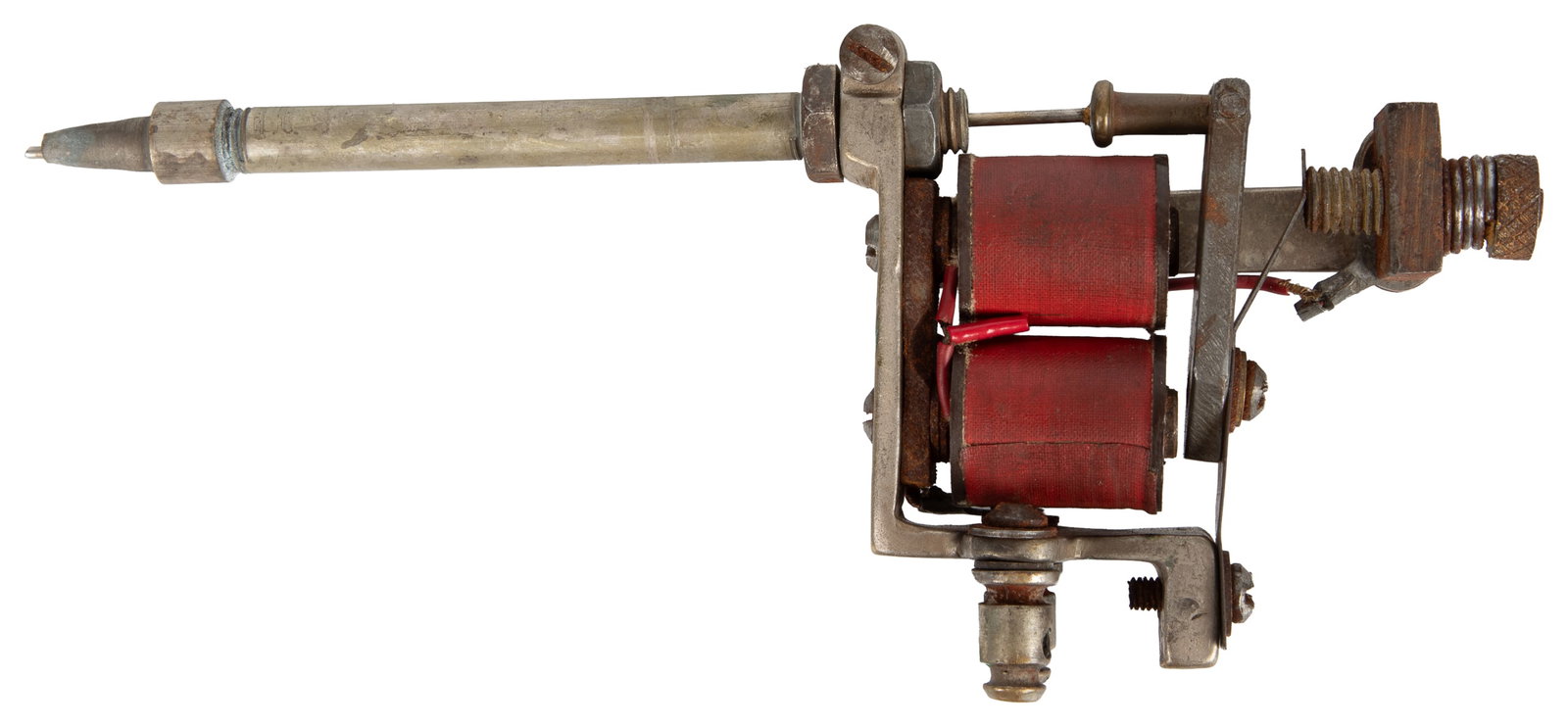 DIETZEL, Amund (Norwegian-American, 1891 - 1974). Upright Frame Dual Coil Liner. (1 of 2)