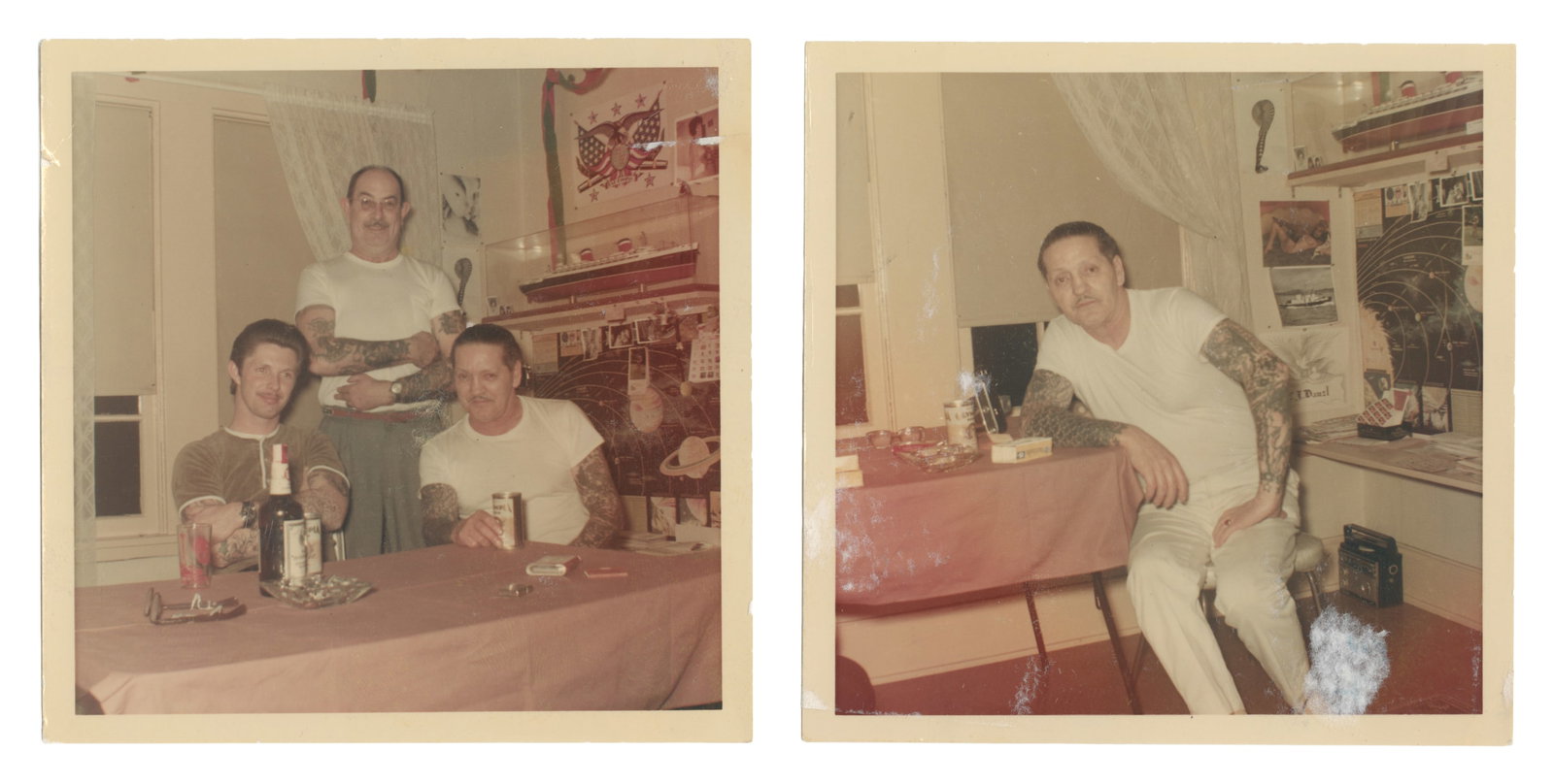 Two Photos from Sailor Jerry's Personal Photo Collection. American, mid to late 20th century. (1 of 2)