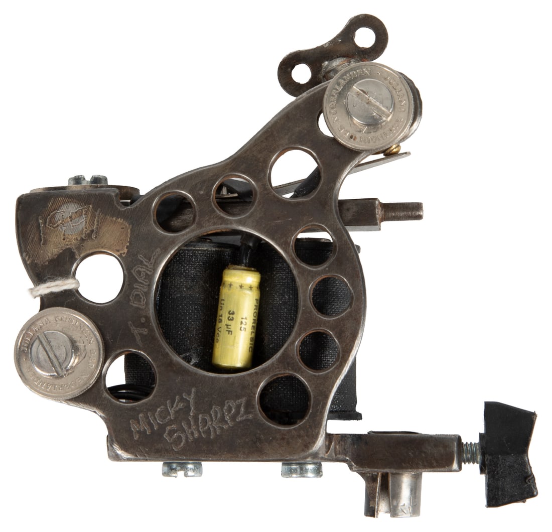 [TATTOO]. Micky Sharpz T. Dial Tattoo Machine. United Kingdom, 1991. (1 of 4)