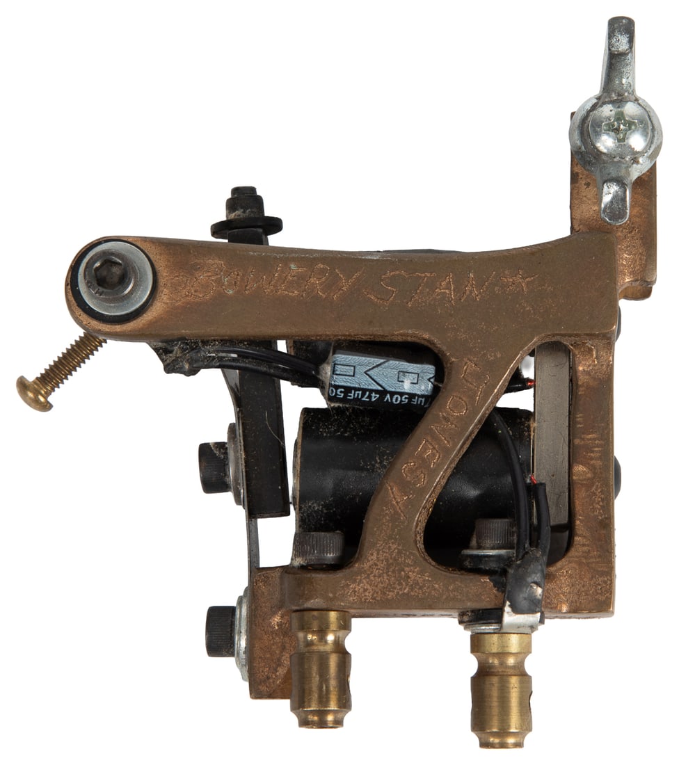 MOSKOWITZ, Stanley (American, 1932 – 2020). Bowery Stan Custom Brass Machine. [New York], (1 of 4)