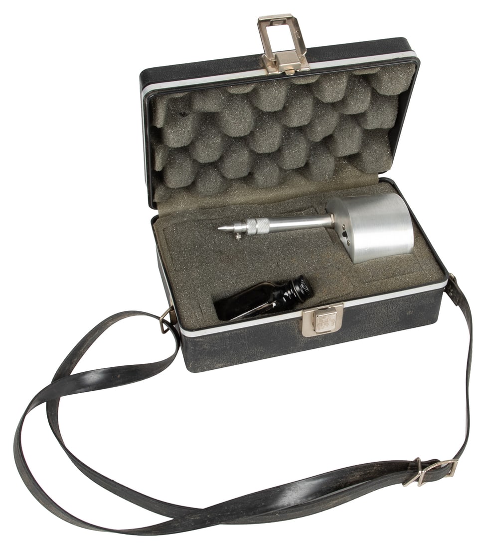 [TATTOO]. Dermo-Marker "Tuna Can" Tattoo Machine. Dermo-Marker, Inc./ S&W Tattooing, 1970s. (1 of 3)