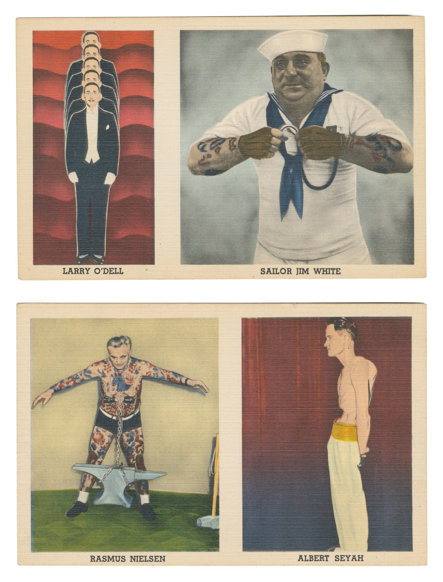 Two Official Ripley's "Believe It or Not" Odditorium Post Cards. Harry H. Baumann: New York City, (1 of 1)
