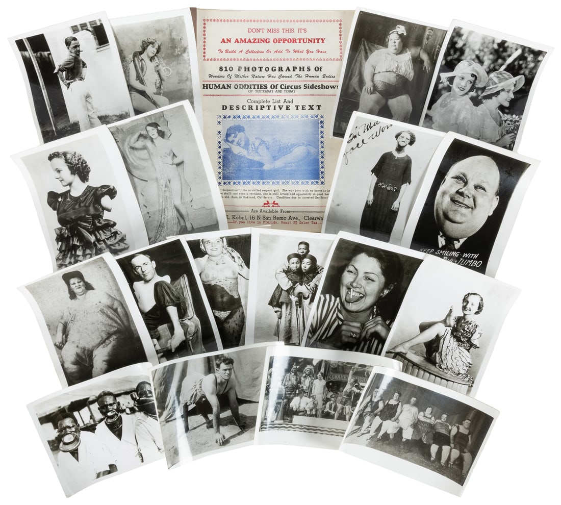[ODDITIES]. Archive of Bernard Kobel Circus, Oddities, and Sideshow Photographs, Catalogues, and (1 of 1)