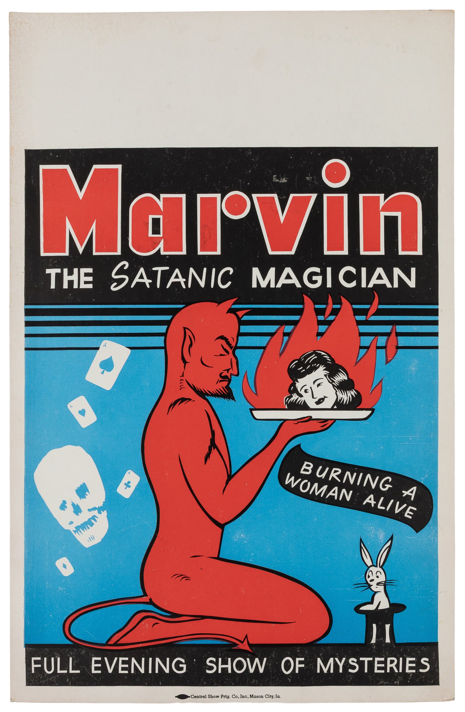Marvin the Satanic Magician window card. (1 of 1)