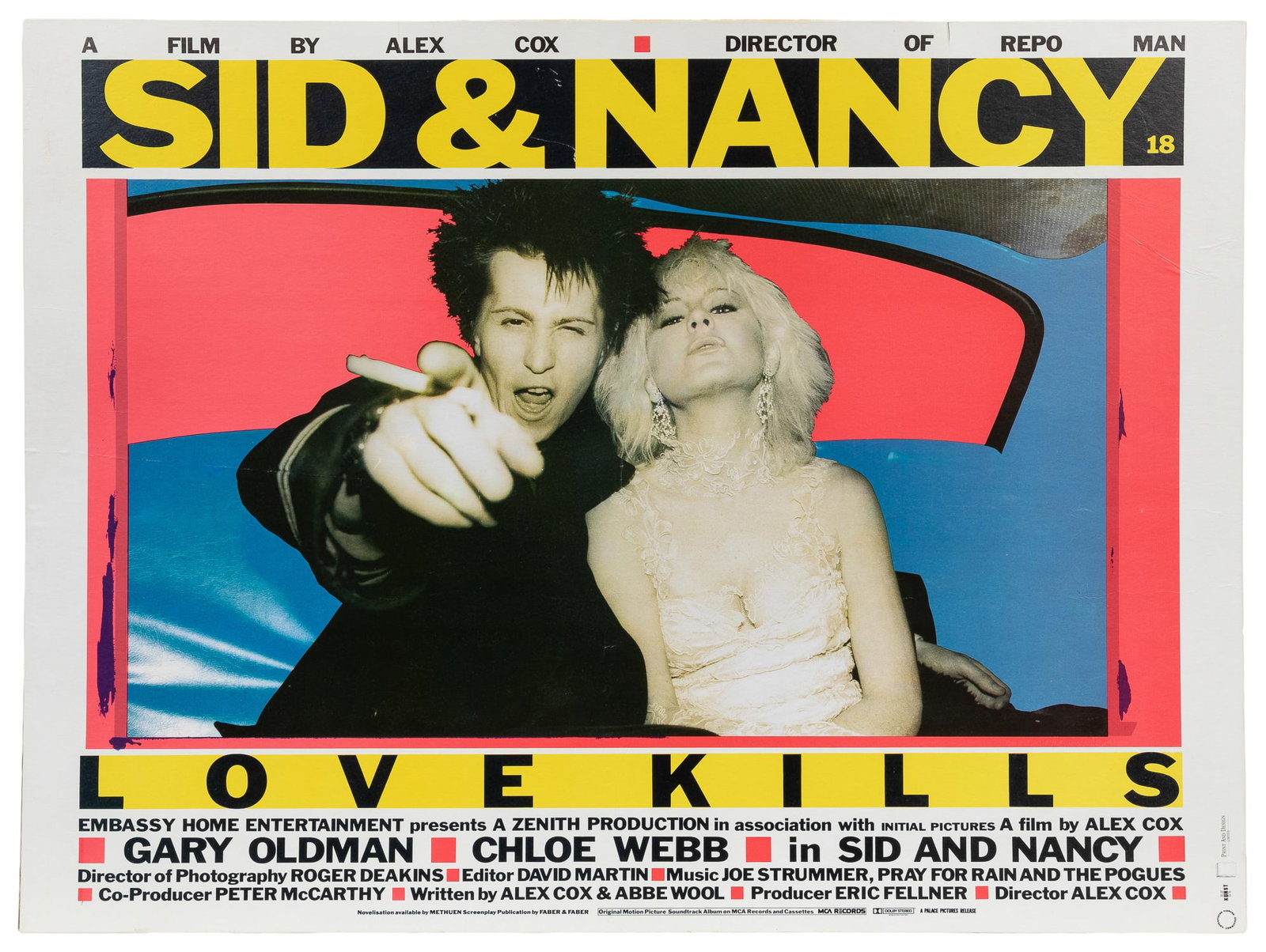 Sid & Nancy. Embassy, 1986. (1 of 1)