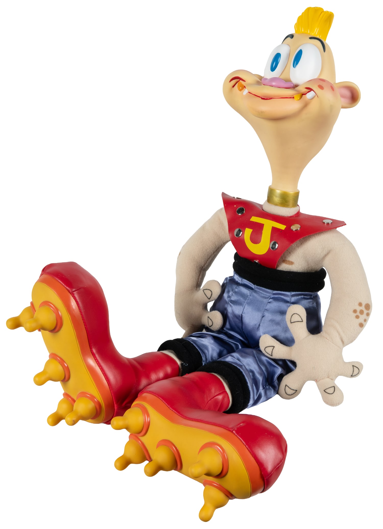 Jimmy of the Future Doll. 1990s.: "Jimmy of the Future" Doll. 1990s. "Jimmy of the Future" is a spin-off concept and collectible toy inspired by Jimmy the Idiot Boy, a classic character created by animation director John Kricfalusi, k