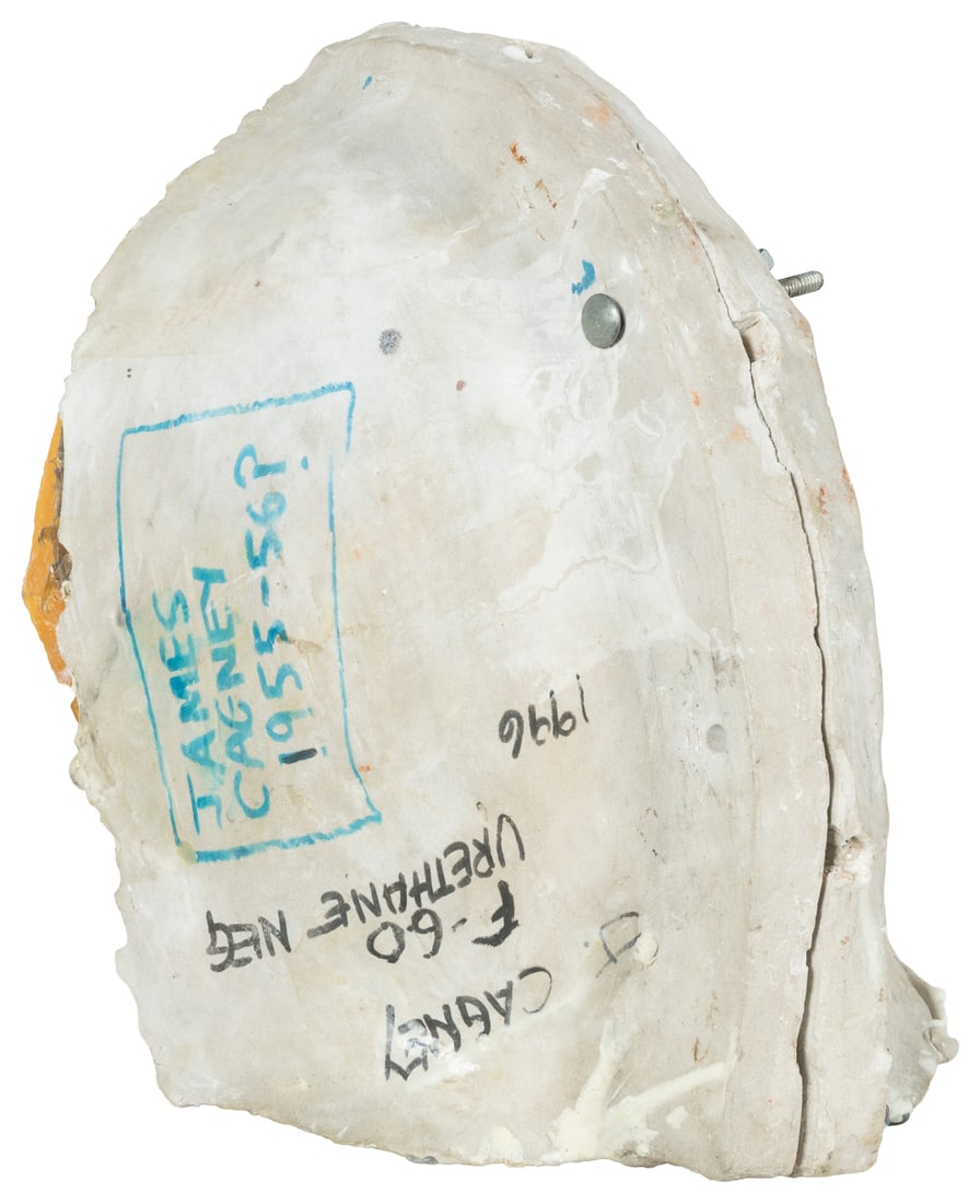 James Cagney Lifecast Negative Mold. Circa 1950s. (1 of 2)
