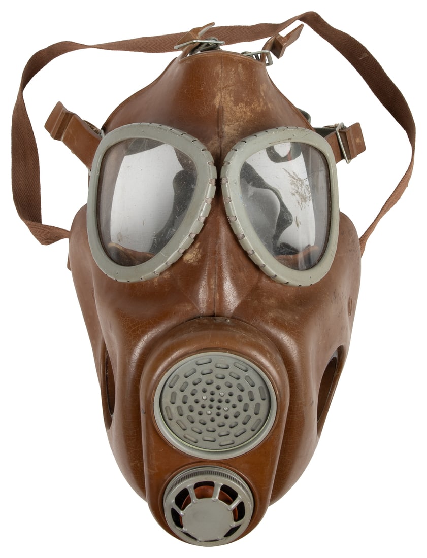 Cold War era gas mask. (1 of 2)