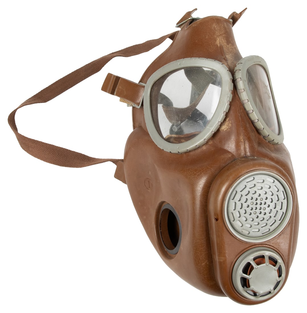 Cold War era gas mask. - 2