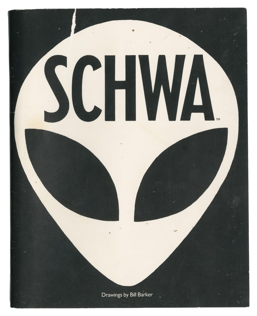 SCHWA by Bill Barker (American, b. 1957). 13 Items of Alien Graphic Ephemera by Barker. Alien (1 of 5)