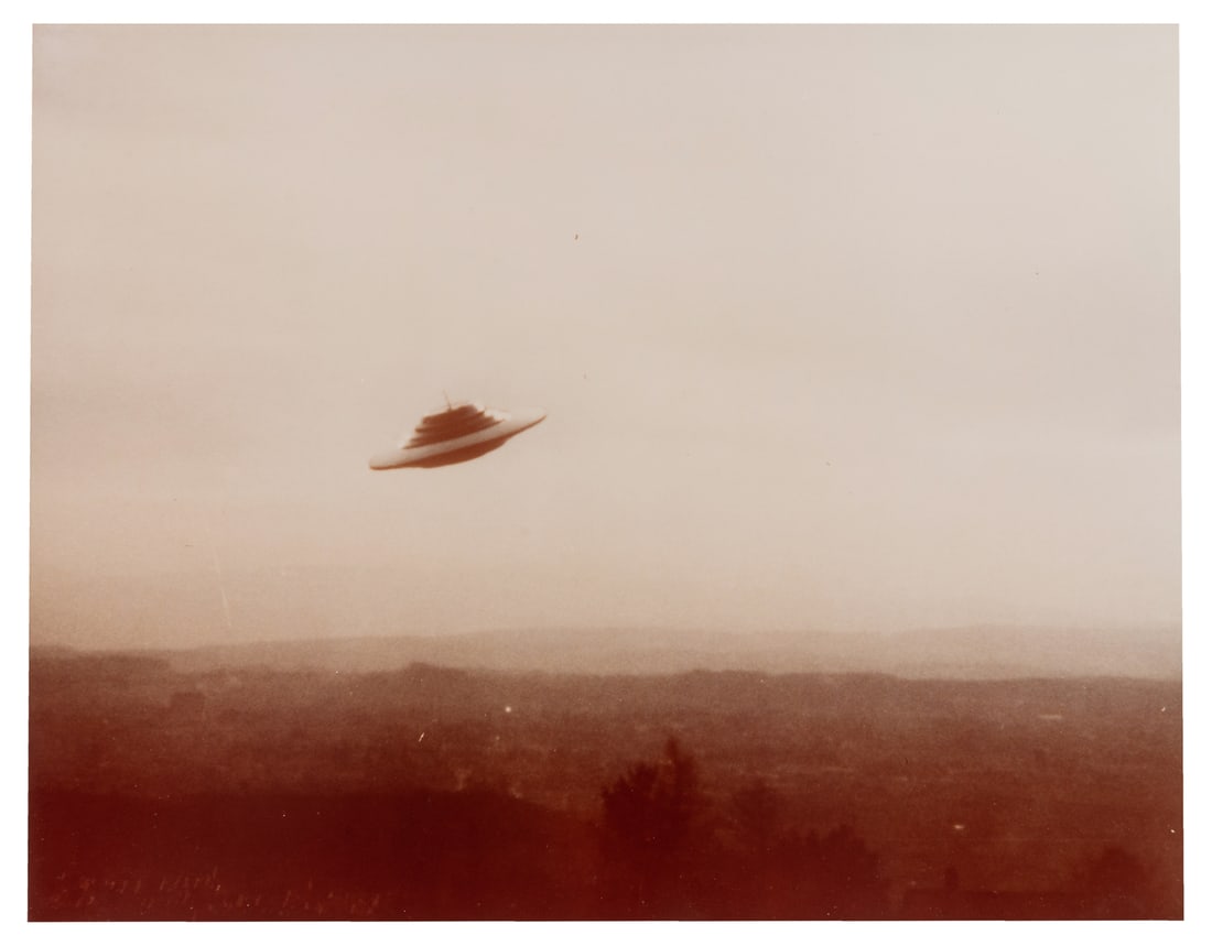 MEIER, Billy (Swiss, b. 1937). Beam Ship Over Field. (1 of 2)
