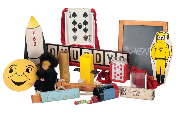 7. Over 70 Ken Allen products, publications, ephemera.: 7. Allen, Ken. Group of over 70 Ken Allen magic products, publications, and ephemera. Union City New Jersey, Ken Allen Products, 1950s – 70s. Including many of Allen’s most popular products, among