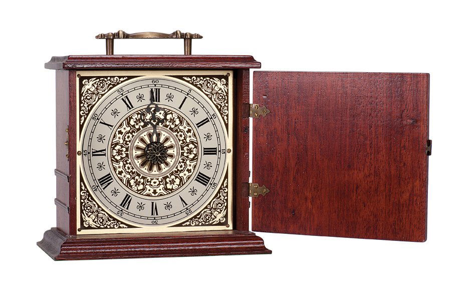 191. Spirit Time. Tulsa Oklahoma, bob Kline, ca. 1989.: 191. Spirit Time. Tulsa Oklahoma, bob Kline, ca. 1989. A clock is set to any time while the magician’s back is turned, yet he knows the time instantly. Solid mahogany case clock measures 6 ¾ x 3 ½