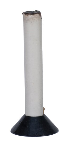 369. Fred Kaps' Candle from Silk, ca. 1965.: 369. Kaps, Fred (Abraham Pieter Adrianus Bongers). Fred Kaps’ Candle from Silk. Holland, ca. 1965. Mechanical candle which can be produced – lit – from a handkerchief or the magician’s pocket.