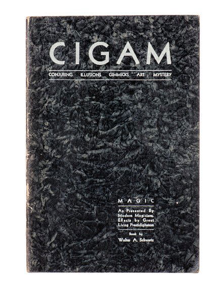 384. Schwartz, Walter. CIGAM. Connecticut: Author, 1931 (1 of 4)