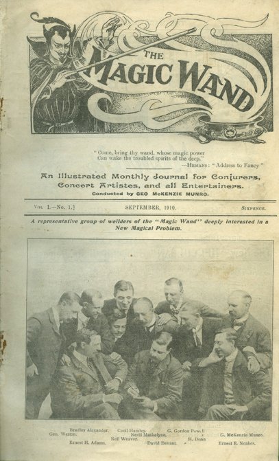 The Magic Wand. George Johnson, et al.: The Magic Wand. George Johnson, et al. V1 N1 (Sept. 1910) – V 46 N256 (Part Four, n.d.). Bound in 44 matching green buckram volumes, gilt stamped. Vol. 5 issues loose, and lacking only one issue (V5