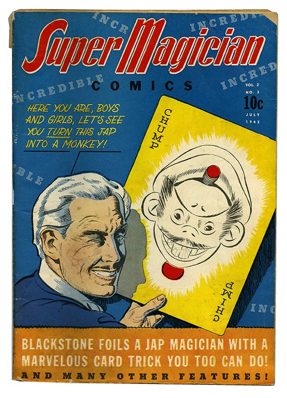 [Blackstone] Gibson, Walter. Super Magician Comics,: [Blackstone] Gibson, Walter. Super Magician Comics, five issues. Including Vol. 2 Nos. 3, 4, and 6; Vol. 3 No. 1; and Vol. 5 No. 6. Not graded. Condition generally good.