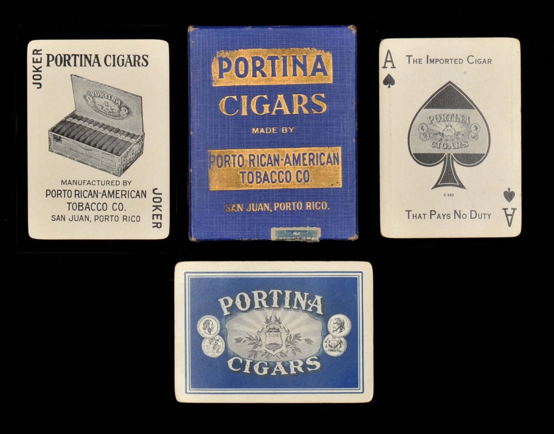 Portina Cigars. A. Dougherty, ca. 1915. 52 + J + 2EC +: Portina Cigars. A. Dougherty, ca. 1915. 52 + J + 2EC + OB, Exc. Gilt edges.