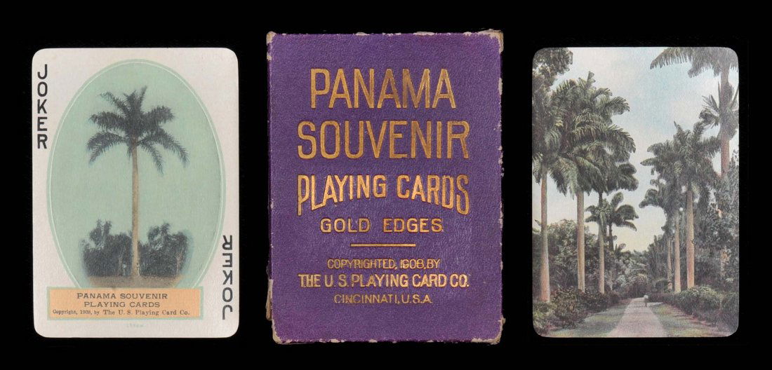 Panama Souvenir Playing Cards. USPC, 1908. 52 + J + OB, Jun 01, 2014 Potter & Potter