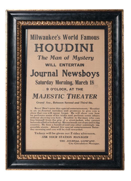 harry houdini poster mp357 harry houdini poster mp357