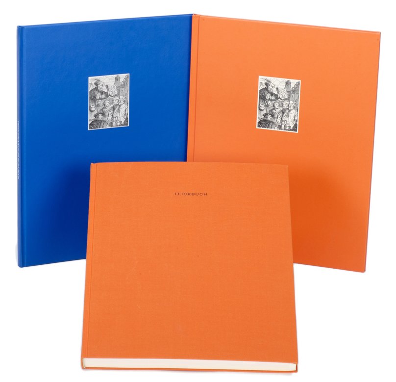 [Blow Book] Antes, Horst. Flickbuch: [Blow Book] Antes, Horst. Flickbuch. Edition Volker Huber, 2000. Soft orange cloth. With Fresh Breath on the Blow Book (H & R Magic Books, 2003), the English-language companion publication; and, separ