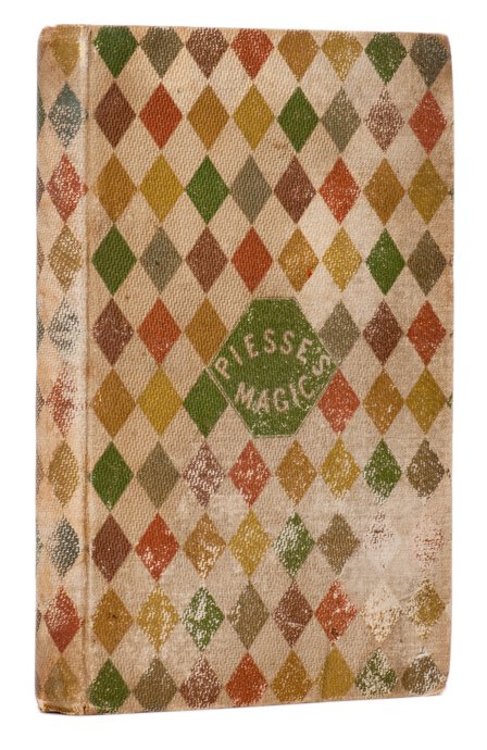 Piesse, G.W. S. Chymical Natural and Physical Magic: Piesse, G.W. Septimus. Chymical Natural and Physical Magic. London: Longman, Brown, Green, Longmans, & Roberts, 1859. Multicolored cloth with geometric pattern, “Piesse’s Magic” in green hexagon