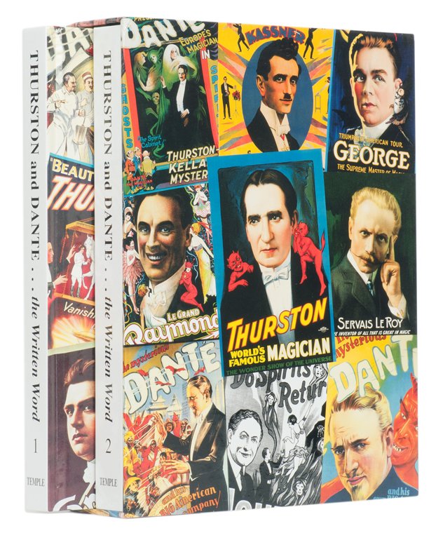 Thurston and Dante: The Written Word, P. Temple, ed.: Temple, Phil (editor). Thurston and Dante: The Written Word. Phil Temple, 2006. Color pictorial case wrap, with slipcase. Illustrated. 4to. Fine condition.