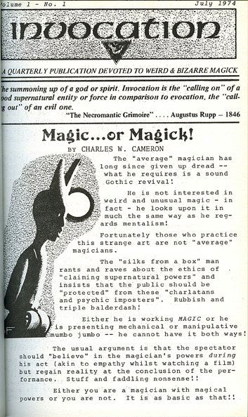 Invocation and New Invocation. T. Raven. Complete File. - Nov 01, 2014 ...