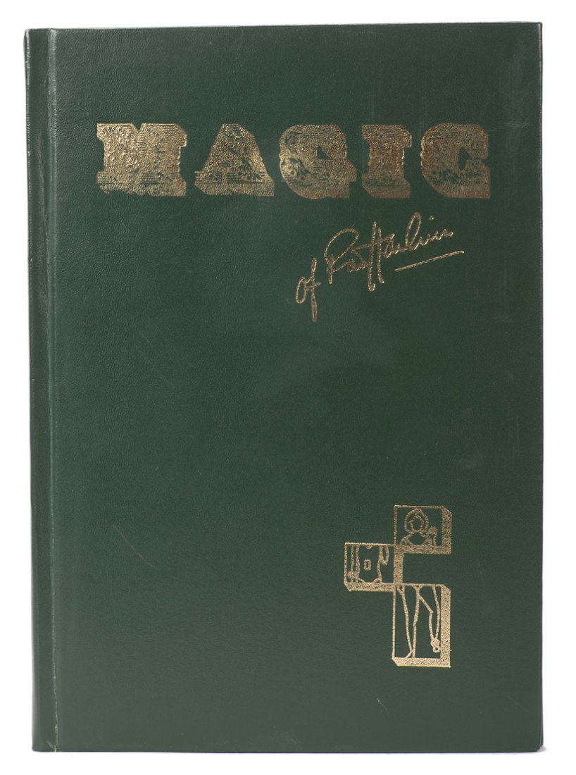 Harbin, Robert (Ned Williams). Magic of Robert Harbin.: Harbin, Robert (Ned Williams). Magic of Robert Harbin. [Mexico City: Al Mann, n.d.]. A counterfeit copy (see note below). Green cloth stamped in gold. Illustrated. 4to. Very good. As demand for copies