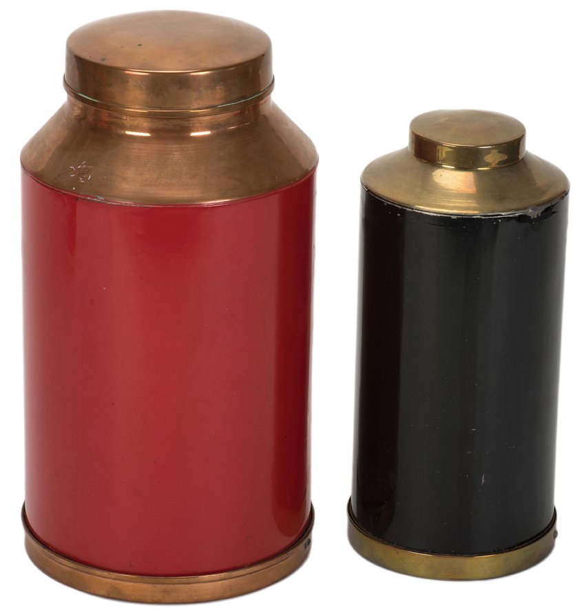 Sand Canisters. Glendale, Loyd, ca. 1943.: Sand Canisters. Glendale, Loyd, ca. 1943. A quantity of sand is poured into a large metal canister from a smaller canister until the large canister is overflowing. Even so, the magician can continuall