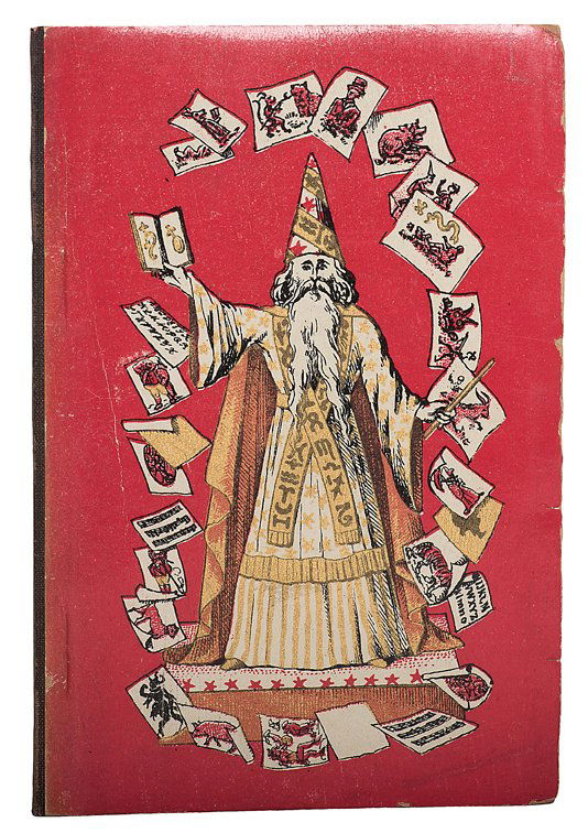 [Blow Book] Bilder Zauberei. German, ca. 1870.: [Blow Book] Bilder Zauberei. German, ca. 1870. Pictorial wrappers over cloth spine. Pages change ten times. Approximately 12mo. Light wear; very good. Instructions have been incorporated into the page