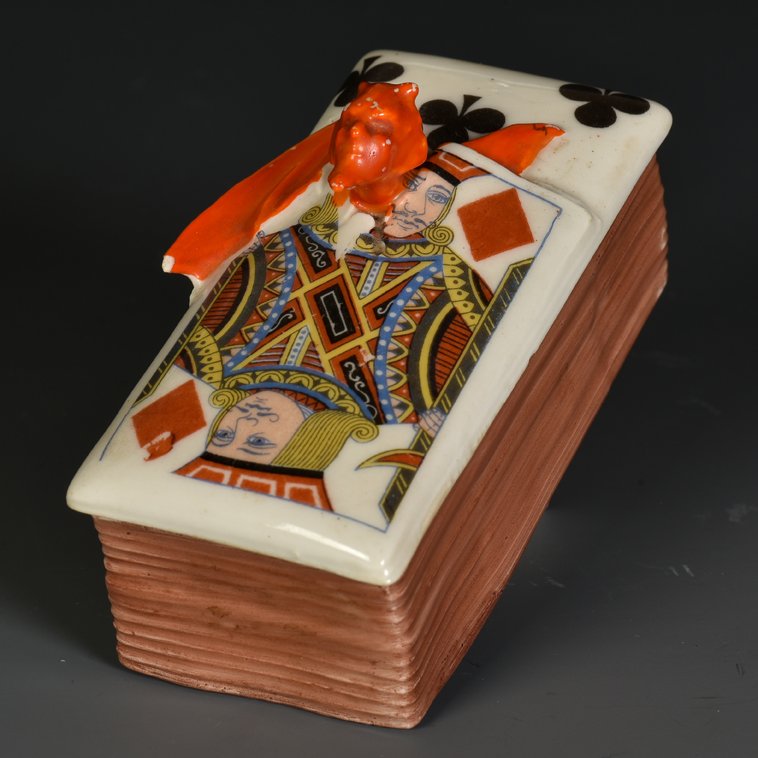 Devil & Card Stamp Box. Bayreuth, Bavaria: Royal (1 of 1)