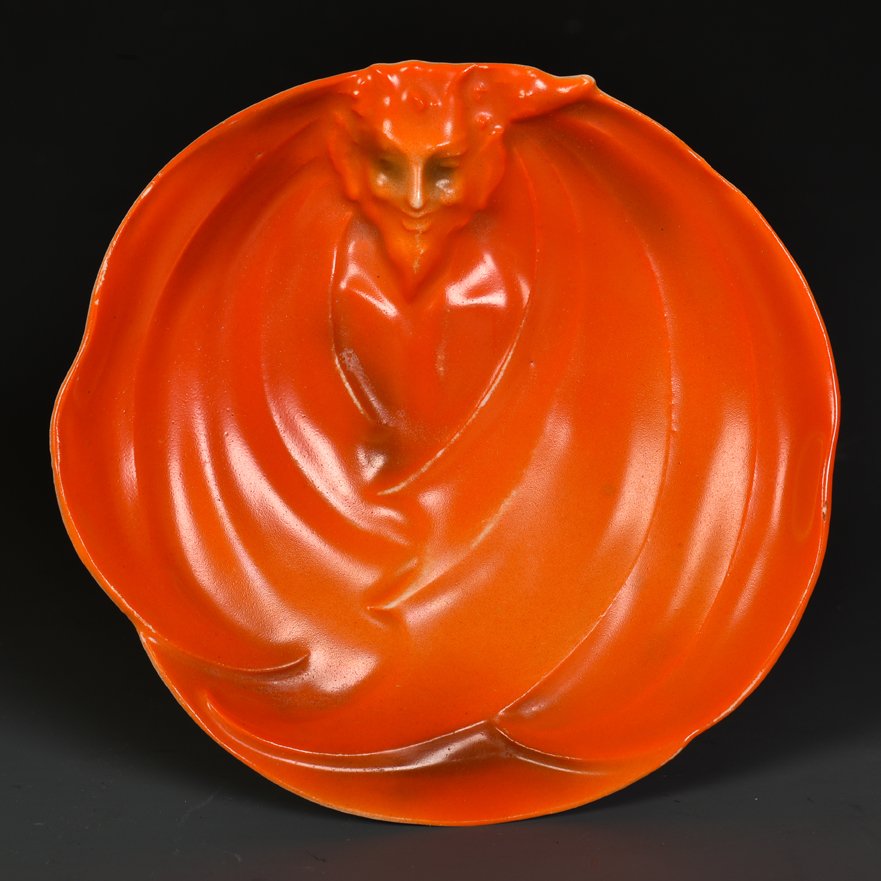 Devil Ashtray. Bayreuth, Bavaria: Royal Bayreuth, ca. (1 of 1)