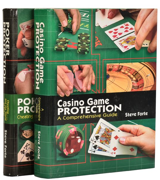 Forte, Steve. Casino Game Protection and Poker: Forte, Steve. Casino Game Protection and Poker Protection. Las Vegas: SLF Publishing, 2004 – 06. First Editions. Publisher’s pictorial case wrapped hardcover. Illustrated with photographs. 4to. Bo