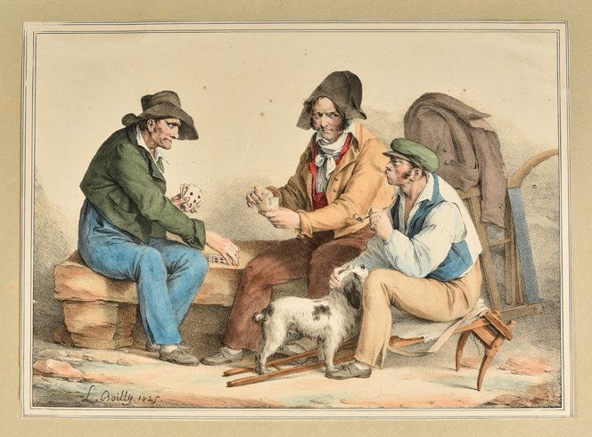 Collection of Nineteenth Century Lithographs and Hand (1 of 4)