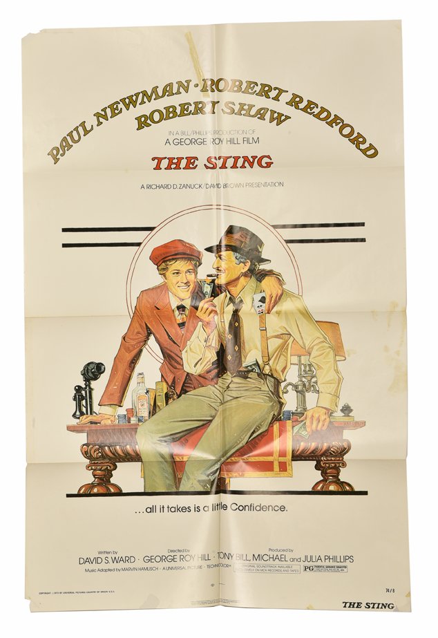 Collection of Gambling Themed Movie Posters. Hollywood, (1 of 3)