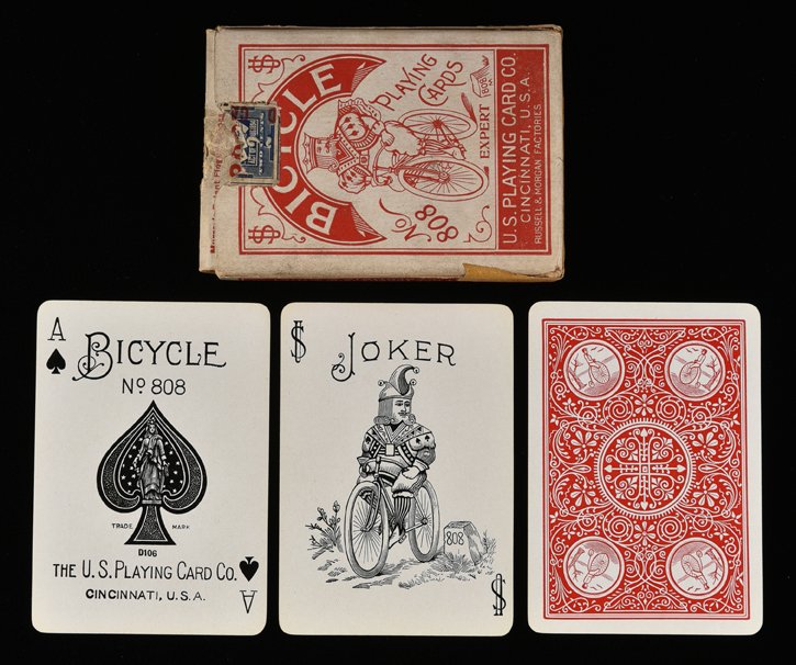 USPC “Bicycle 808” Playing Cards “Expert” Back. (1 of 1)