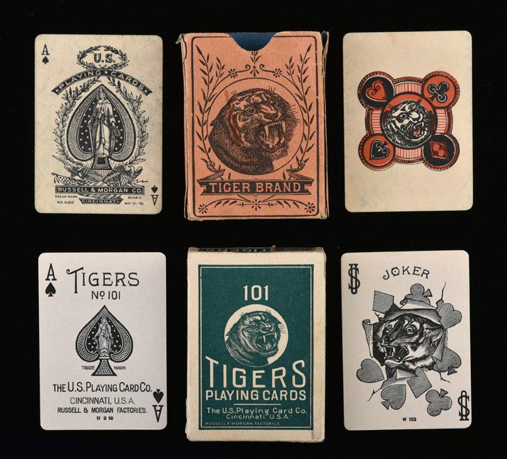 Two USPC “Tigers No. 101” Playing Cards. Cincinnati, (1 of 1)